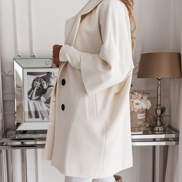 🧥🆕 Button Design Mid-Length Sleeve Casual Coat - Picture 2 of 5